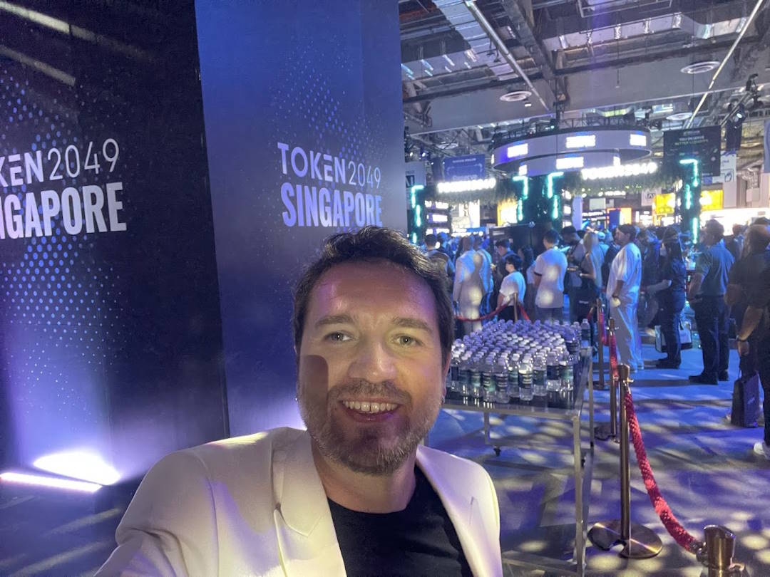 EXIM Token Team at TOKEN2049 Singapore